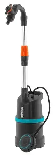 Regenfasspumpe Gardena 4000/1 mit Kabel für Tauchdruckanwendungen