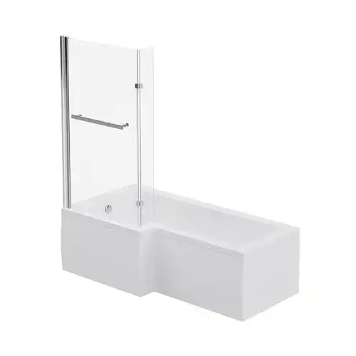 Duschbadewanne Elara rechts Kombination aus Badewanne und Dusche