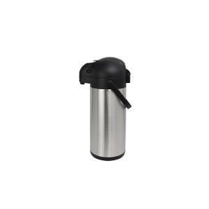 Pumpkanne 3 Liter von Metro Professional – Edelstahl Thermo-Pumpkanne