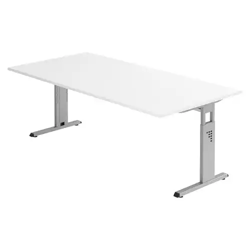 Manuell höhenverstellbarer Schreibtisch Bümö O-Serie 200×100 cm