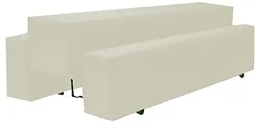 Bierbankhussen Set von Brandsseller, 3-teilig, Ecru
