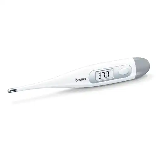 Beurer FT 09 Fieberthermometer – Digitales Körperthermometer mit LCD-Display
