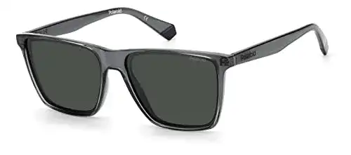 Polaroid Herren PLD 6141/S Sonnenbrille in Grau, 58 mm