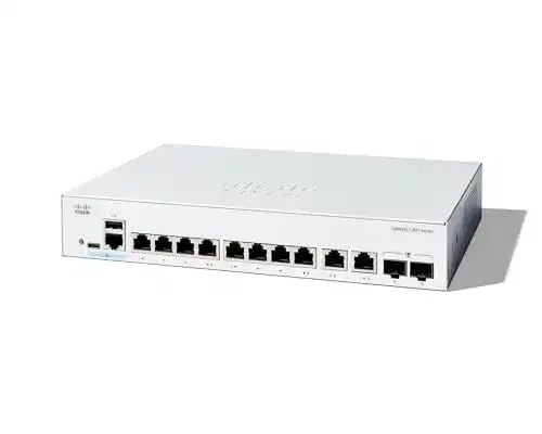 Cisco Catalyst 1300-8T-E-2G Managed Switch, 8-Port GE