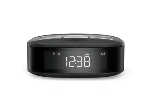 Philips Audio Radiowecker DAB+ mit Doppelalarm und Sleep Timer