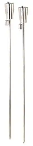 Gartenfackel Carlo Milano Edelstahl-Amor 2er-Set