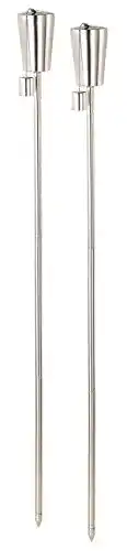 Gartenfackel Carlo Milano Edelstahl-Amor 2er-Set