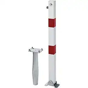 Absperrpfosten Alberts 781149 Klappy-Bo – Klappbar und einbetonierbar