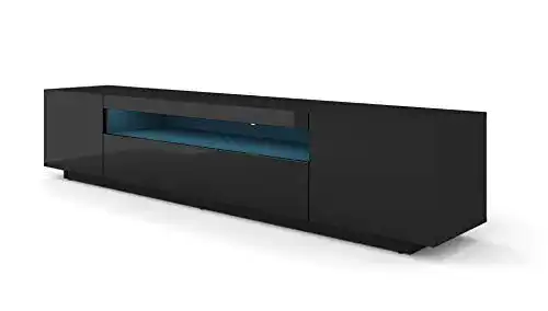 Lowboard Bim Furniture 200 cm TV Schrank mit LED-Beleuchtung