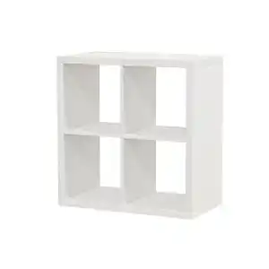 IKEA Kallax Regal, Bücherregal, Wandregal, Raumteiler in Weiß 77×77 cm