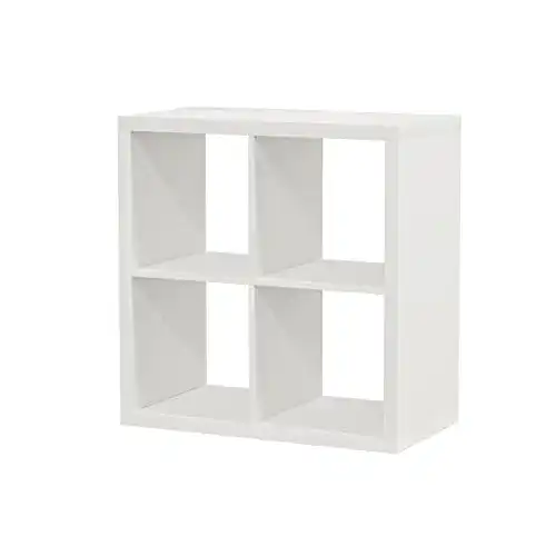 IKEA Kallax Regal, Bücherregal, Wandregal, Raumteiler in Weiß 77×77 cm