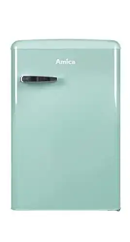 Amica VKS 15623-1 M Retro Kühlschrank in Fresh Mint