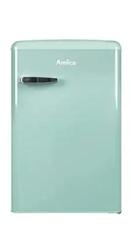 Amica VKS 15623-1 M Retro Kühlschrank in Fresh Mint