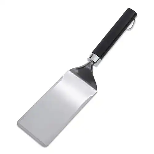 Weber Grillplattenwender 41 cm aus Edelstahl mit rutschfestem Griff