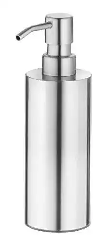 Seifenspender Amare Silber im Zylinderdesign