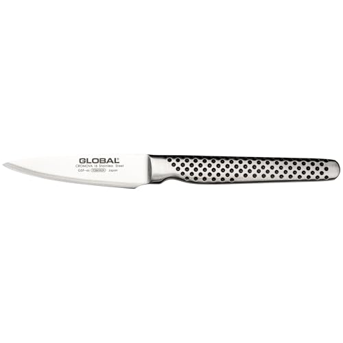 Global GSF-46 Schälmesser mit 8 cm Klinge aus rostfreiem Stahl
