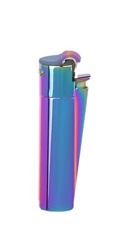 Clipper Feuerzeug Glacier Ice aus Metall, nachfüllbar und in Geschenkbox