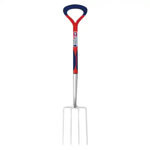 Grabegabel Spear & Jackson 1990EL Select aus Edelstahl, Silber