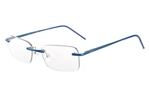 Edison & King Herren Lesebrille Free – randlos aus Aluminium