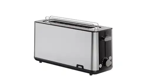 Braun Toaster PurShine HT 1610 BK mit 25 cm Schlitz und 8 Bräunungsgraden