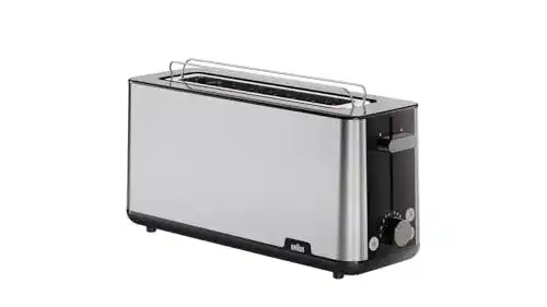 Braun Toaster PurShine HT 1610 BK mit 25 cm Schlitz und 8 Bräunungsgraden