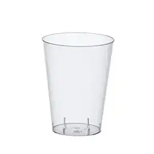 Papstar 12161 Kaltgetränkebecher aus Kunststoff, transparent, 0,4 l