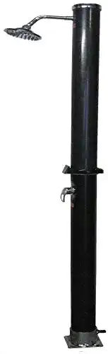 Gartendusche well2wellness Solarbetriebene PVC Dusche 20 Liter Tank