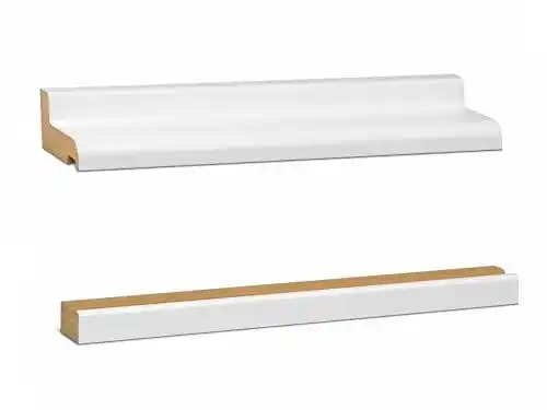 Rohrabdeckleiste KGM Heizrohrverkleidung in Weiß – 2400 mm
