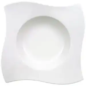 Pastateller von Villeroy & Boch NewWave, 28 cm, Porzellan, Weiß