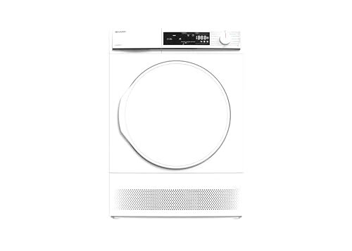 Kondenstrockner Sharp KD-NCA7S7PW91-DE 7 kg mit 15 Programmen