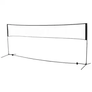 Badmintonnetz Set von HOMCOM, höhenverstellbar und faltbar