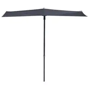 Madison Balkonschirm Sun Wave 300 x 150 cm in Grau
