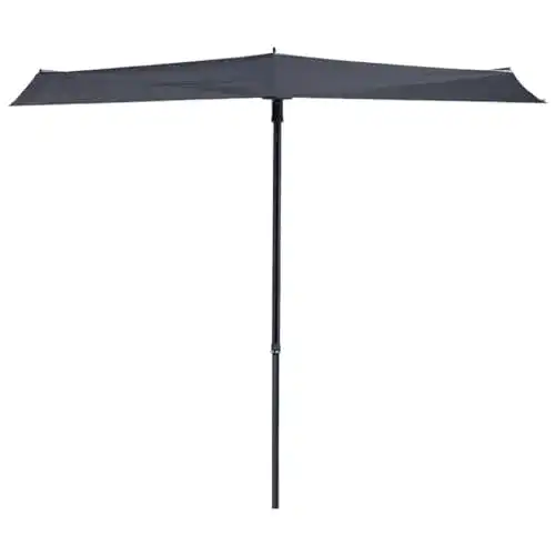 Madison Balkonschirm Sun Wave 300 x 150 cm in Grau
