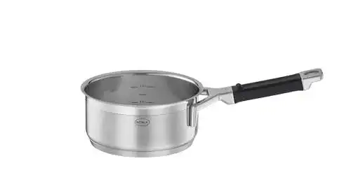Kasserolle Rösle Silence Pro Stielkasserolle aus Edelstahl 18/10, 16 cm