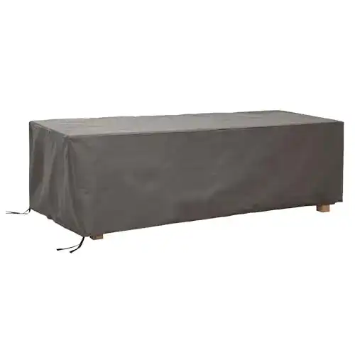 Gartenmöbel-Abdeckung für Tische bis 220 cm Grau, rechteckig