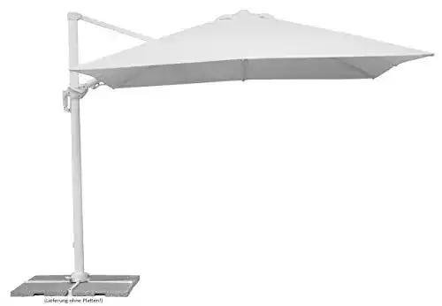 Schneider Sonnenschirm Rhodos Twist Bianco rechteckig 300 x 300 cm