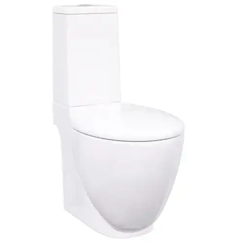 Stand-WC vidaXL Keramik Toilette mit Spülkasten für Badezimmer