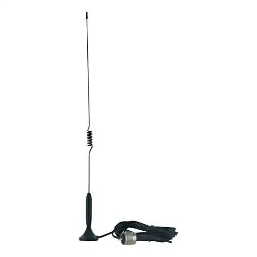 CB-Funk-Antenne Albrecht Ministar 27 mit Minimag Magnetfuß und PL Stecker