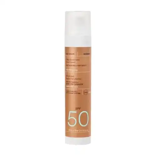 Korres Red Grape Sonnencreme für das Gesicht mit LSF 50