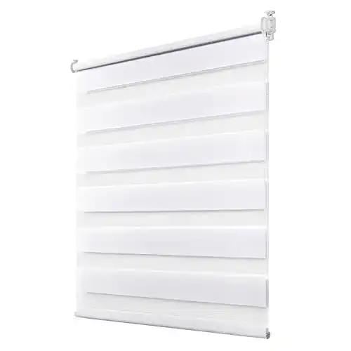 Doppelrollo Deswell Klemmfix ohne Bohren 90 x 120 cm (BxH)