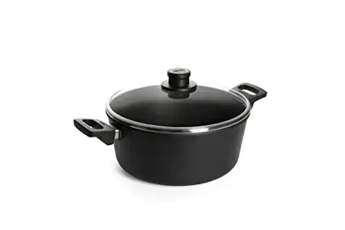 Woll Nowo Titanium Topf mit Glasdeckel, 28 cm Durchmesser