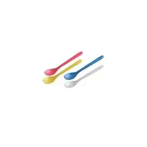 Fackelmann 41510-6 Eierlöffel aus Kunststoff, 14 cm, wiederverwendbar