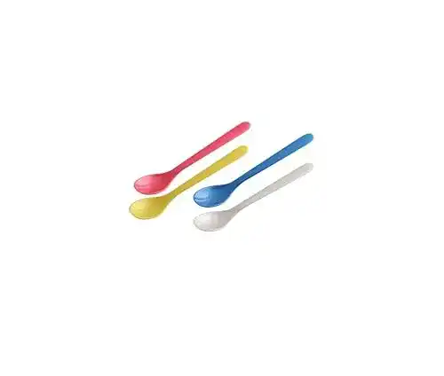 Fackelmann 41510-6 Eierlöffel aus Kunststoff, 14 cm, wiederverwendbar