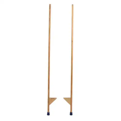 Pedalo Stelzen für Kinder 170 cm Verstellbare Holzstelzen mit Antirutschfüßen