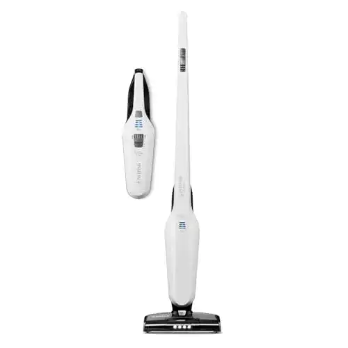 Nilfisk Sticksauger 2-in-1 Easy 20V in Weiß mit 6 Litern Fassungsvermögen