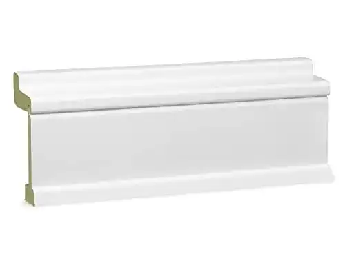 Rohrabdeckleiste KGM Heizrohrverkleidung in Weiß 2400 mm