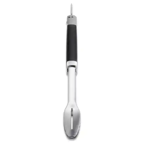 Grillzange Weber 6760 Precision Grill Tongs in Schwarz/Silber