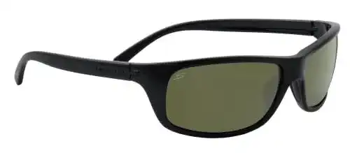 Serengeti Sonnenbrille Bormio 2.0 in Mattschwarz mit polarisiertem Glas