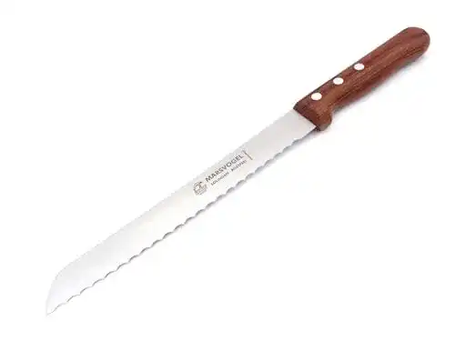 Brotmesser Marsvogel mit 2,0 mm Rückenstärke und Wellenschliff