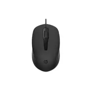 Kabelgebundene USB-Maus HP 150 mit ergonomischem Design und 1600 dpi